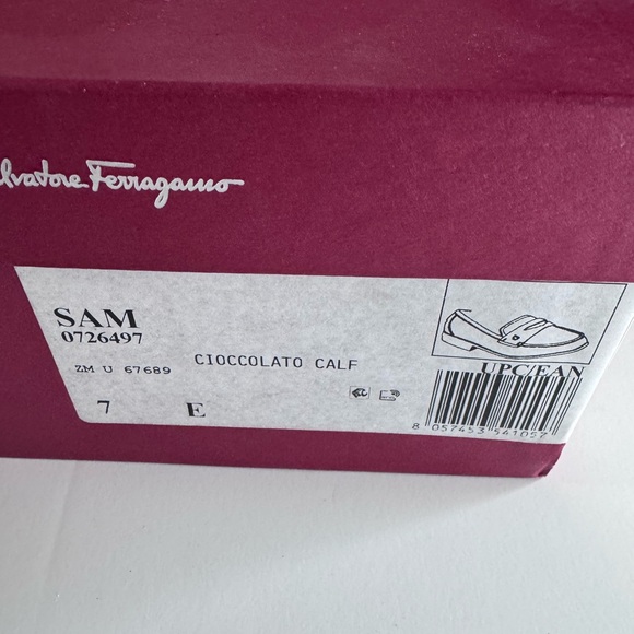 Salvatore Ferragamo Sam Penny loafers Gancini logo size 7 - Picture 12 of 14